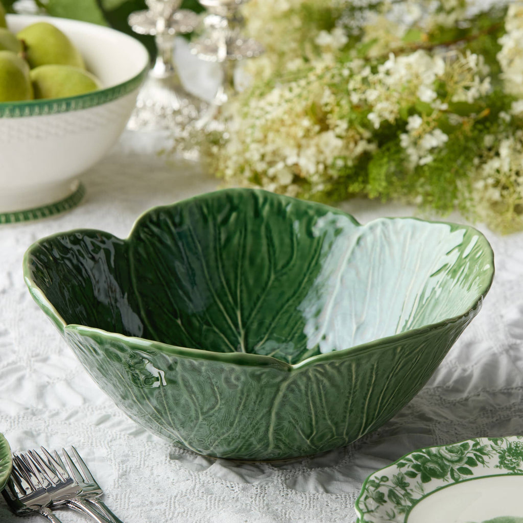 Le Jardin Cabbage 3-D Deep Bowl