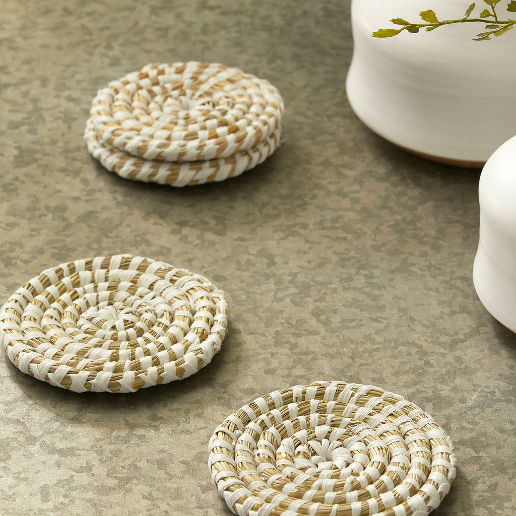 Rivergrass Coasters, Set Of 4