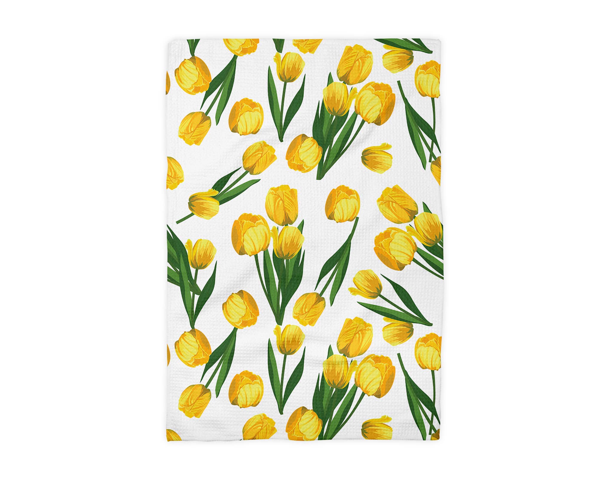 Tea Towel Yellow Tulips
