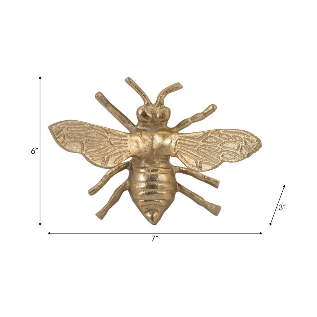 Gold Metal Decorative Solid Busy Bee