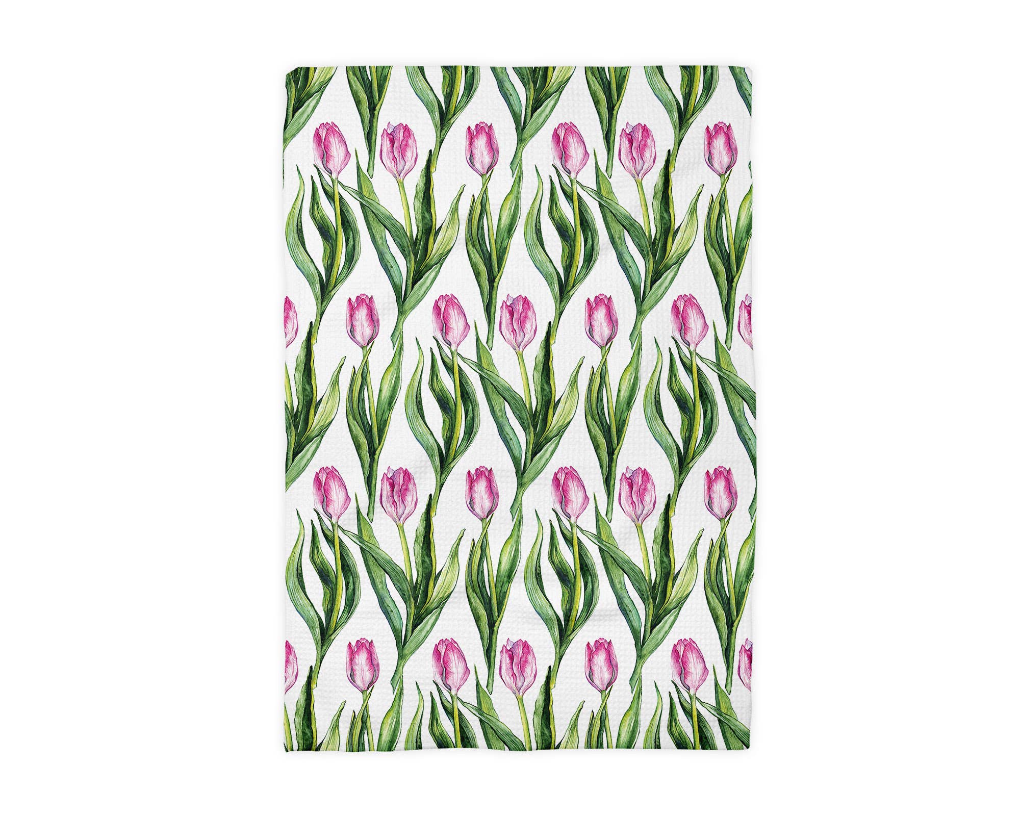 Tea Towel Pink Tulips