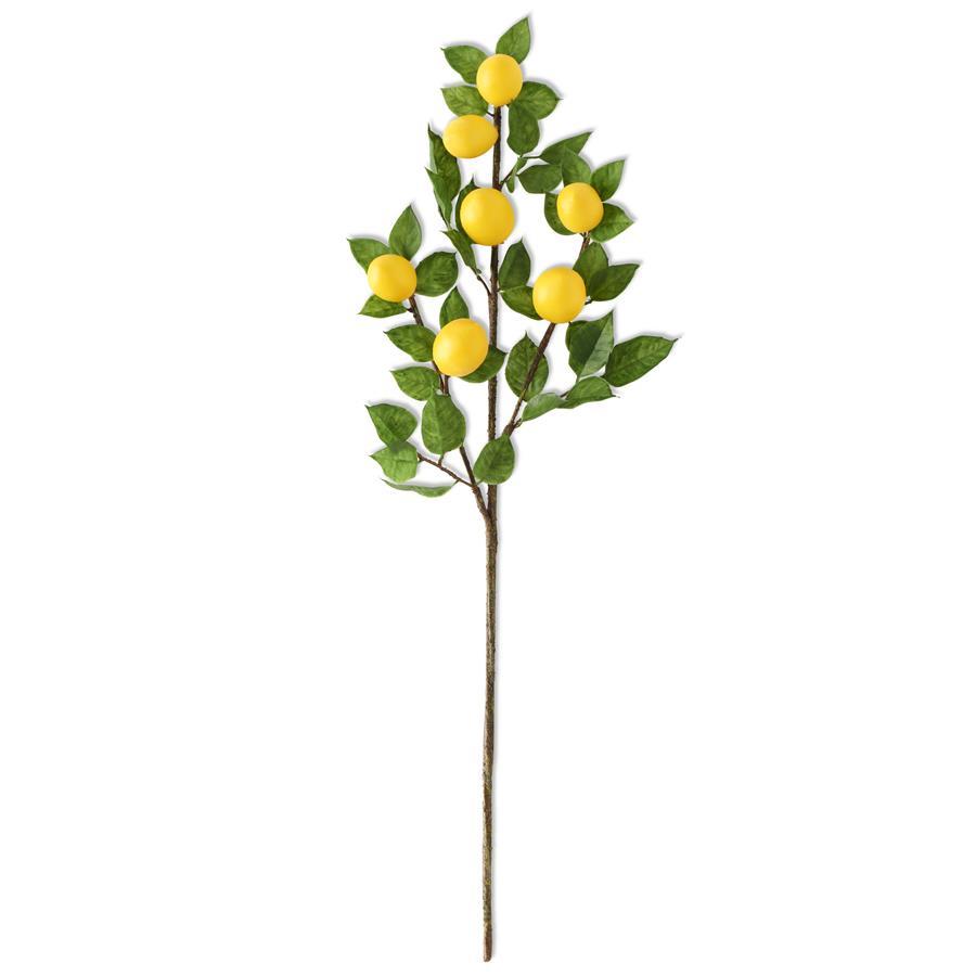 Lemon and Foliage Spray Stem 30"