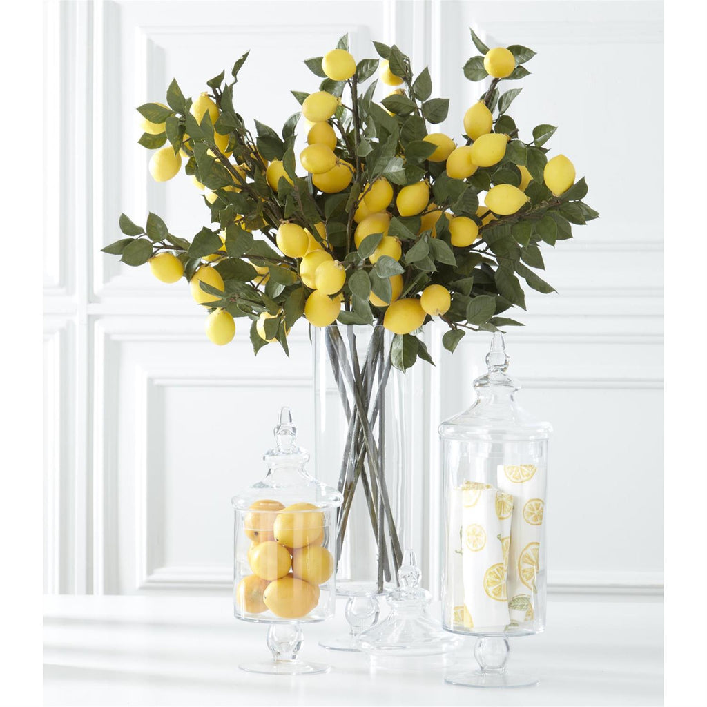Lemon and Foliage Spray Stem 30"