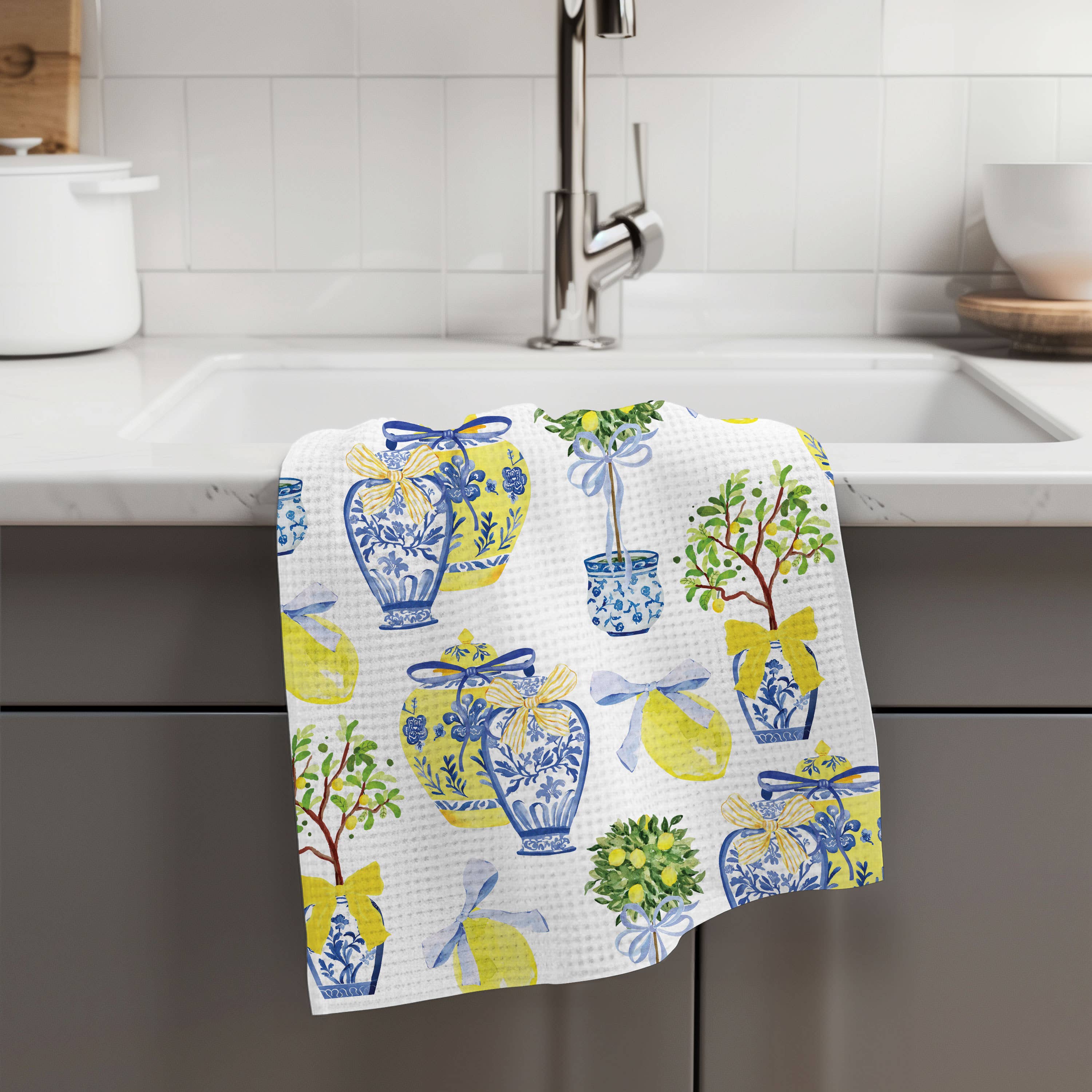 Lemon Citrus Tea Towel