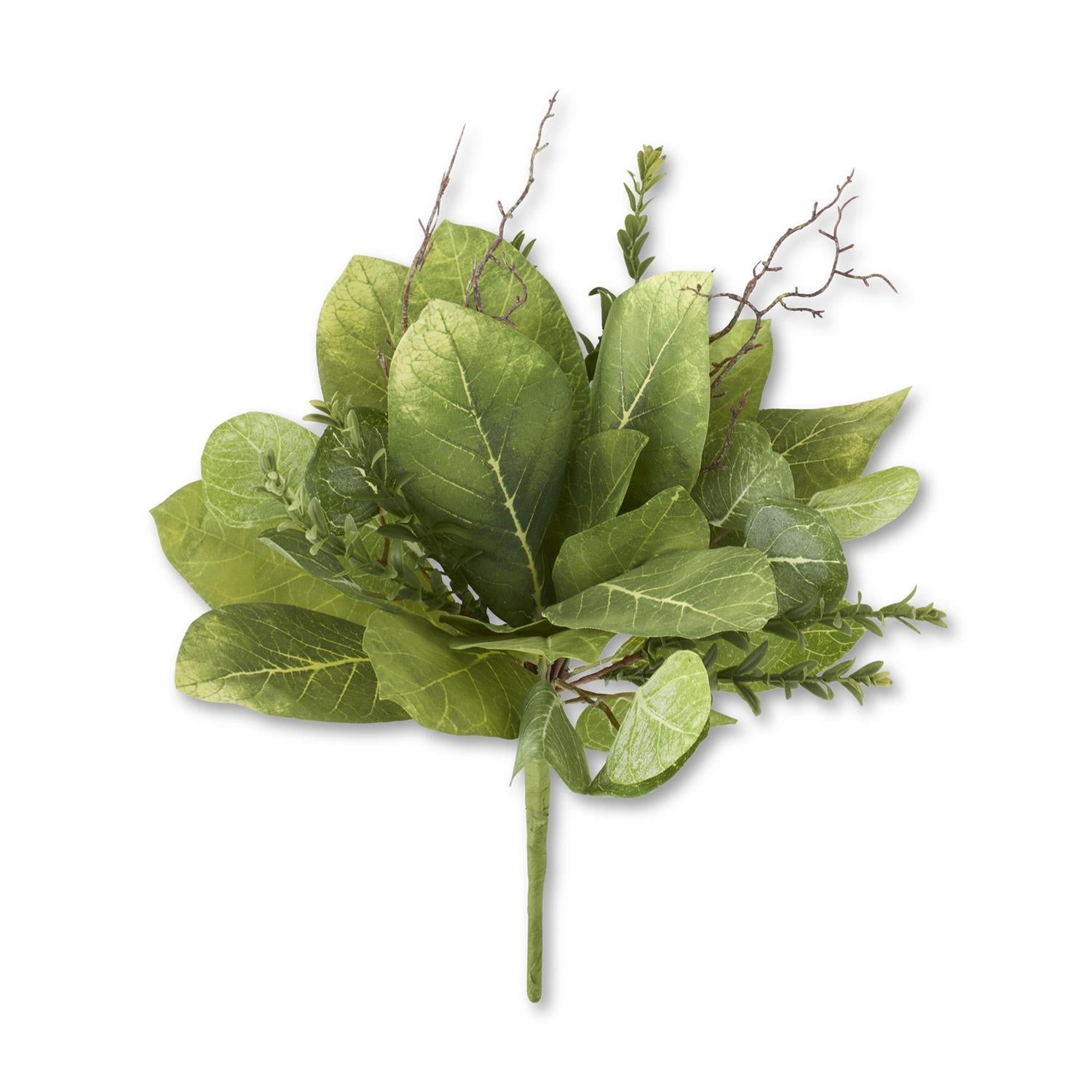 Green Magnolia Leaf & Twig Bush