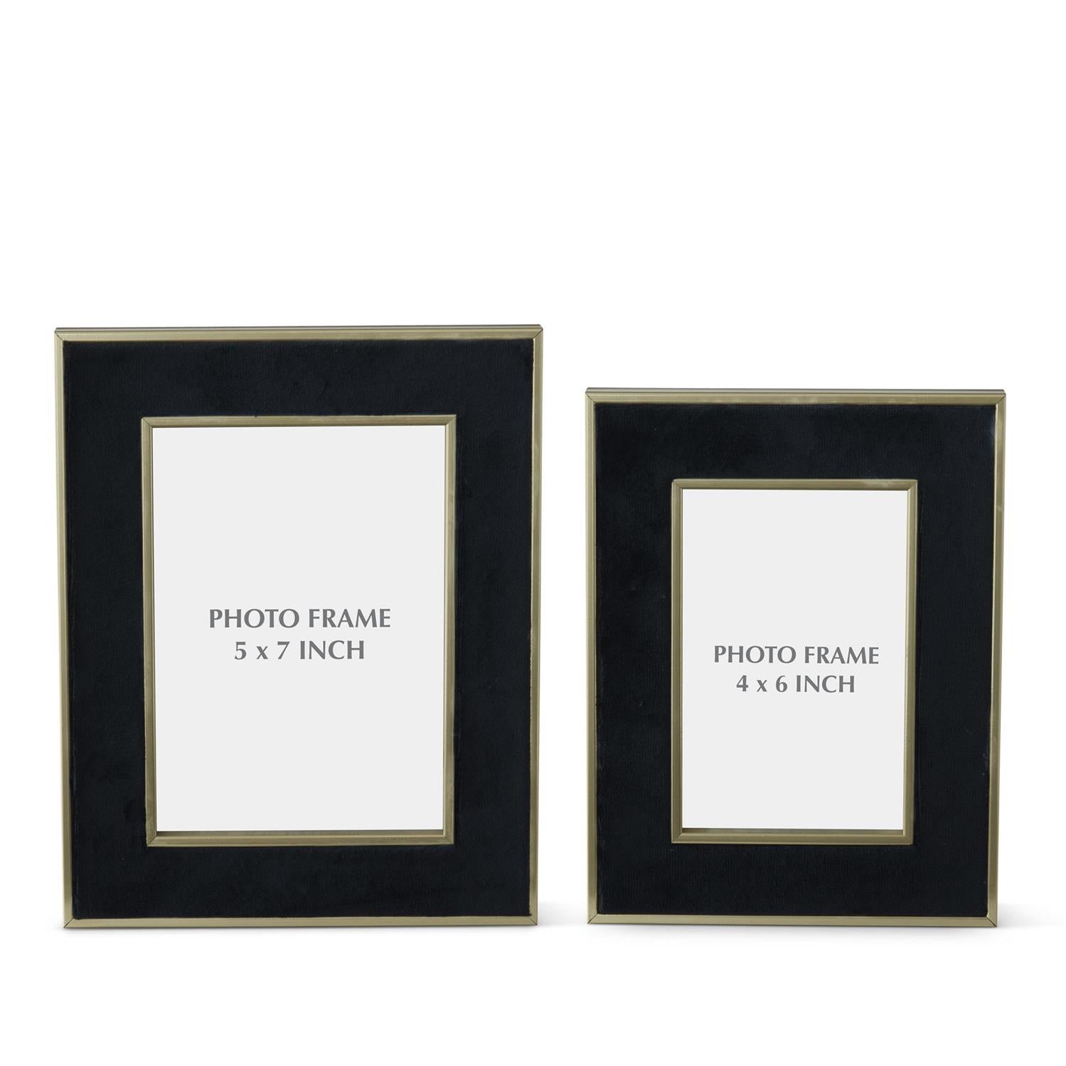 Black Velvet Photo Frame