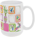 Mahjong Pink Ceramic Mug Rosanne Beck