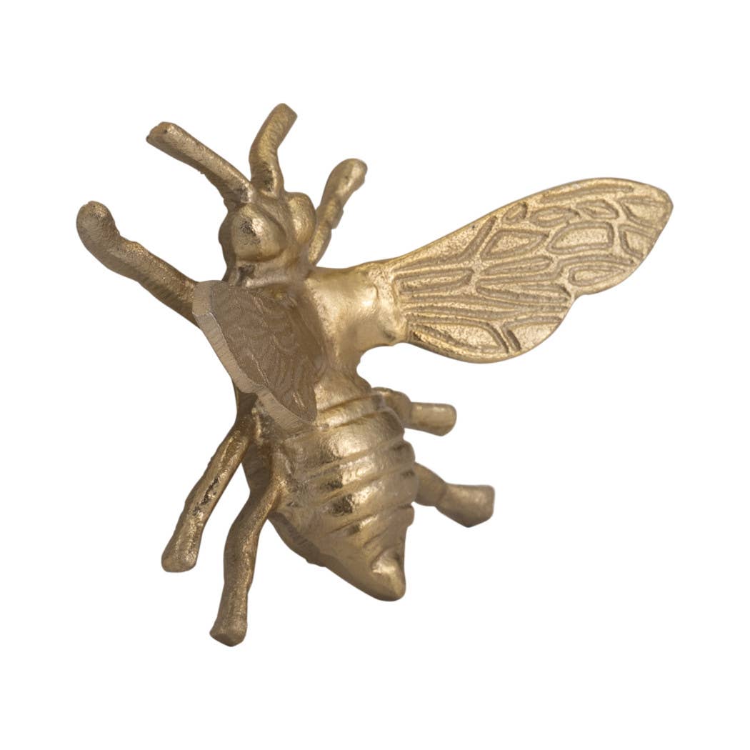 Gold Metal Decorative Solid Busy Bee