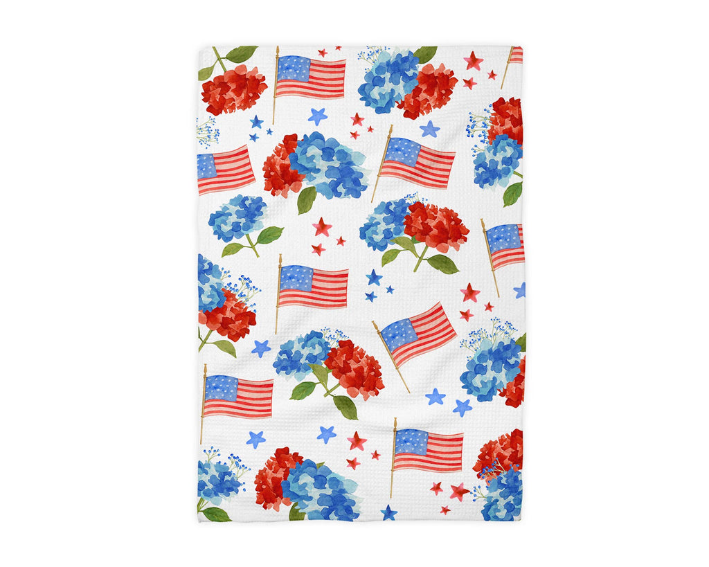 Tea Towel 4th July Hydrangea