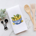 Tea Towel Chinoiserie Lemon Bowl