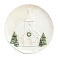 Pressed Lace Christmas Church Platter