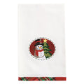 Snowman Needlepoint Christmas Towel