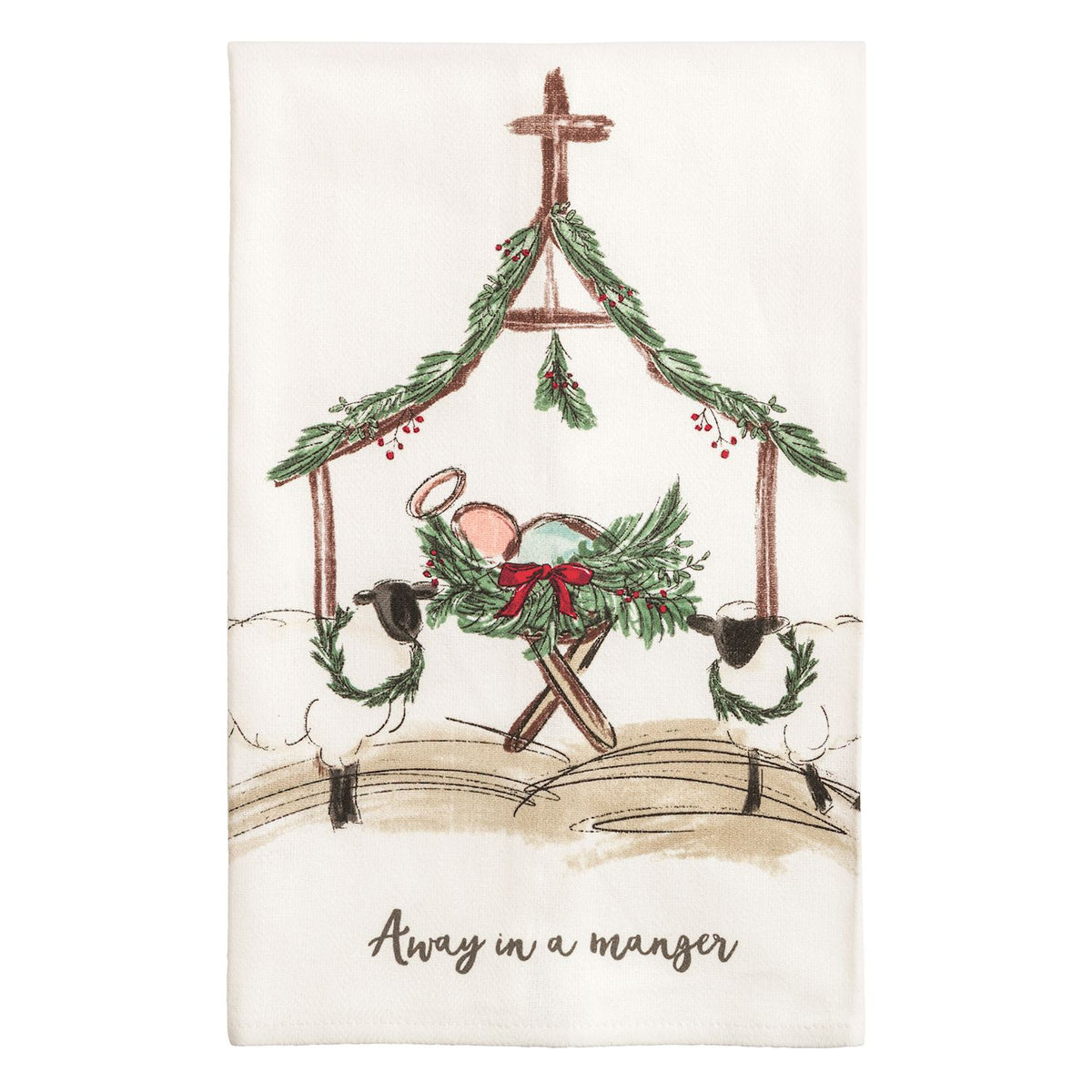 Away in a Manger Nativity Towel