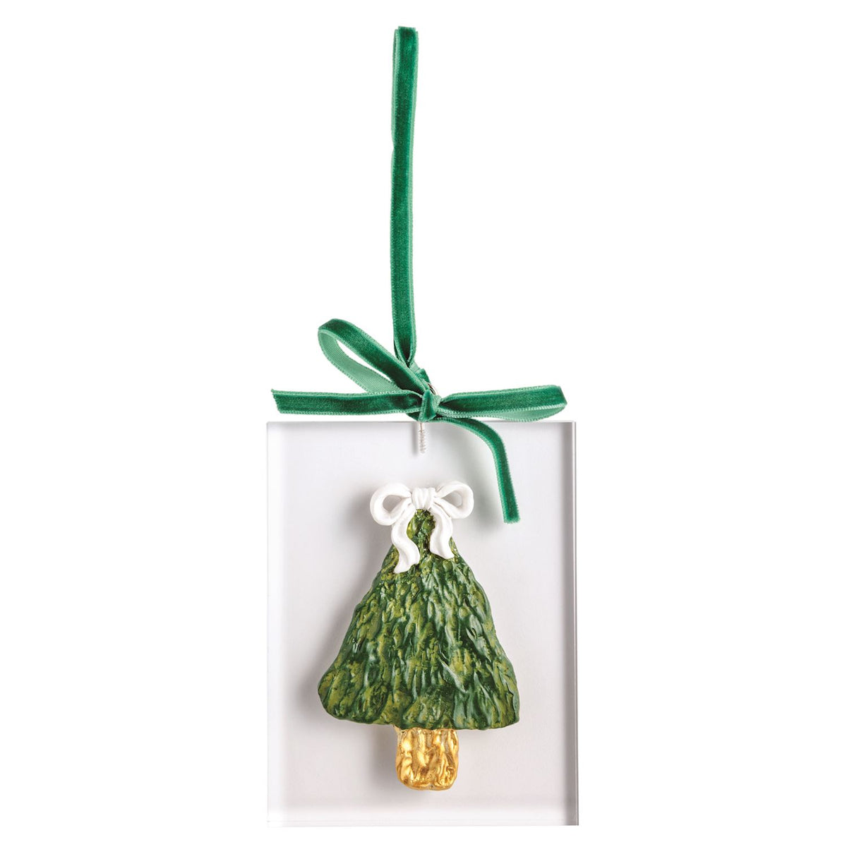 Tree Painted Acrylic Ornament