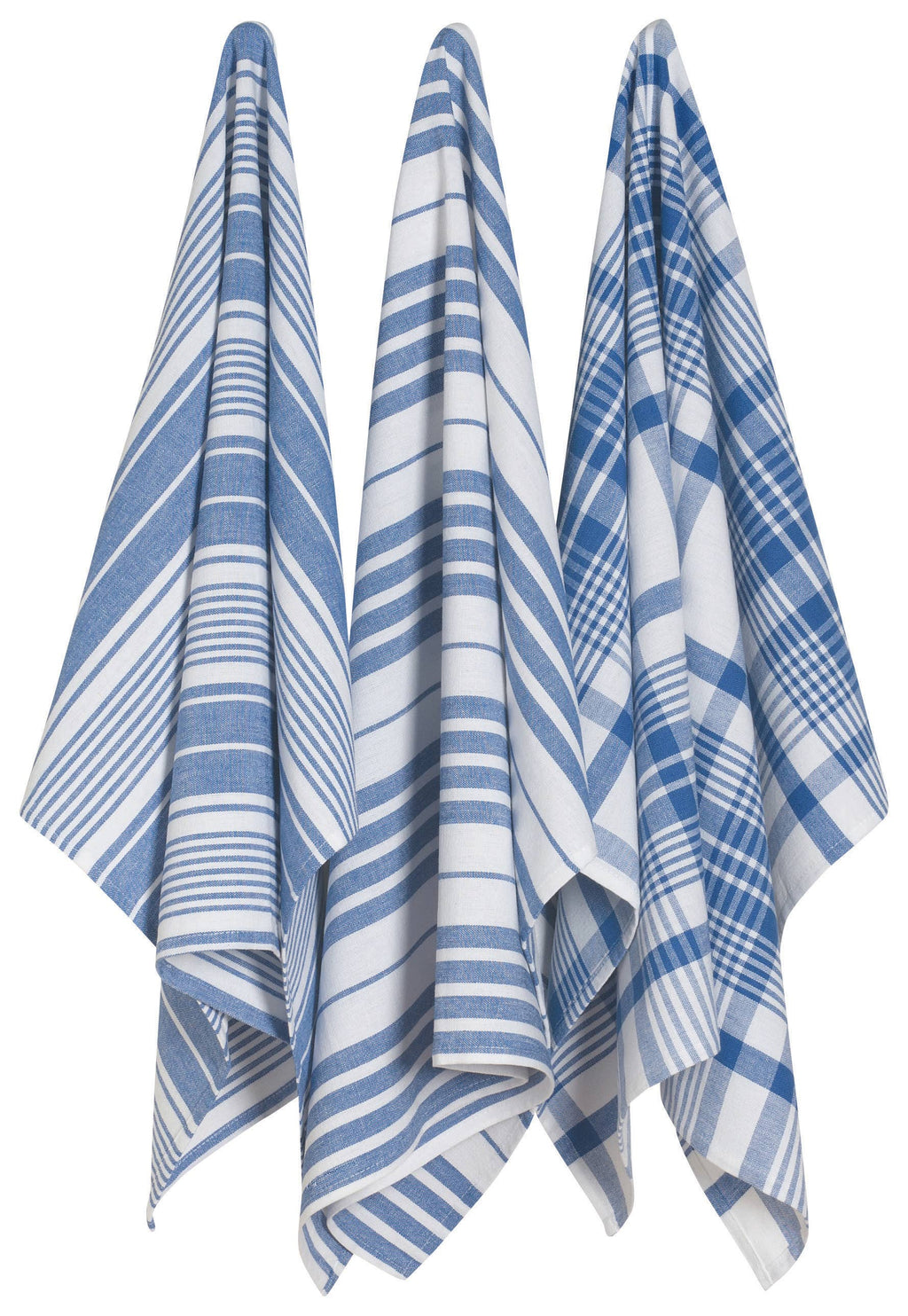 Royal Blue Jumbo Dishtowels Set of 3
