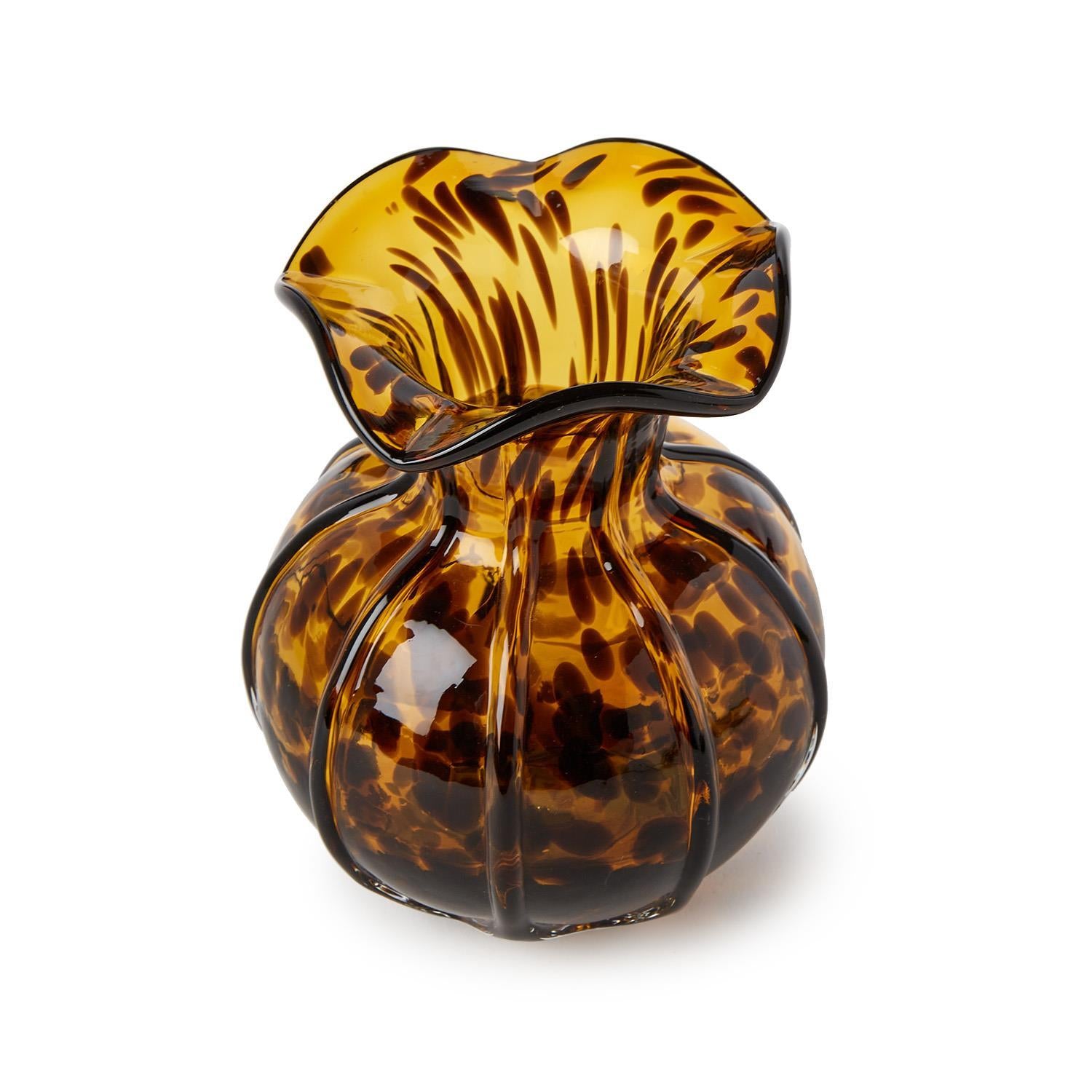 Ruffled Tortoise Vase