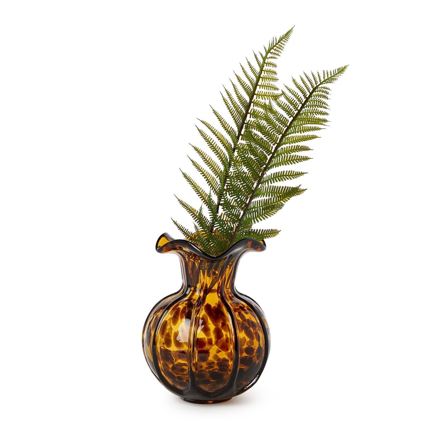 Ruffled Tortoise Vase