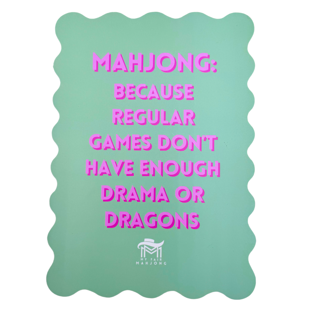 Mahjong Shuffle Card