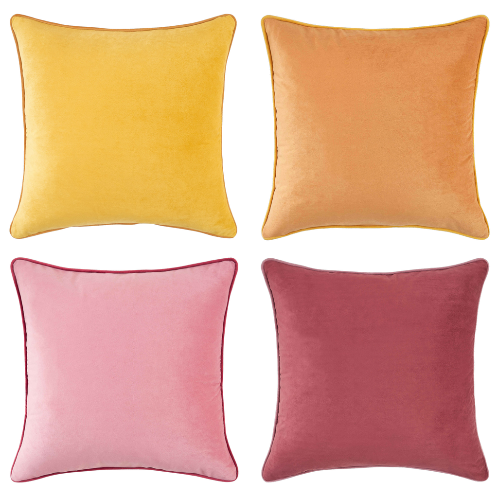Pink/Yellow Pillow 20"