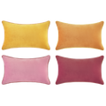 Pink/Yellow Lumbar Pillow