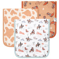 3 Pack Premium Burp Cloths - Boone