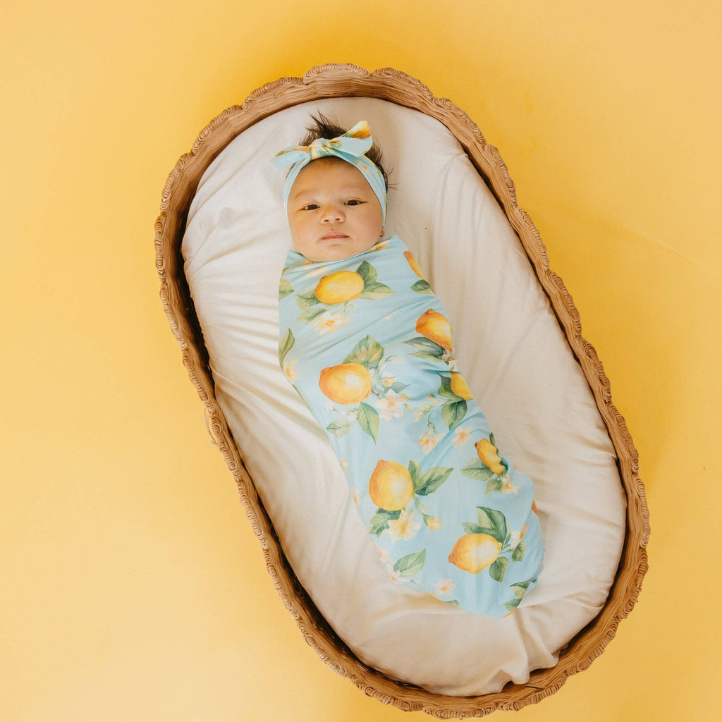 Knit Swaddle Blanket - Melody