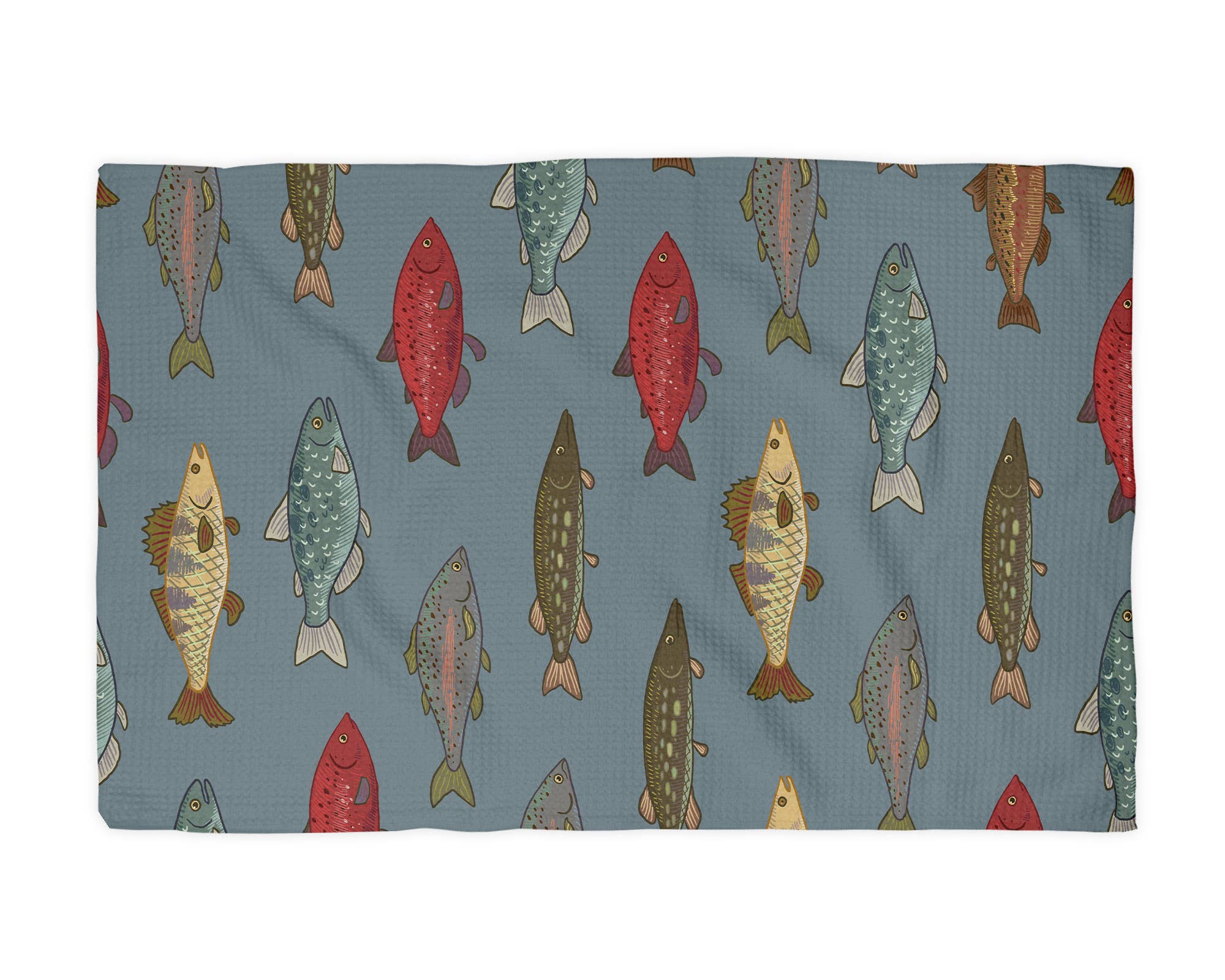 Tea Towel Fishing