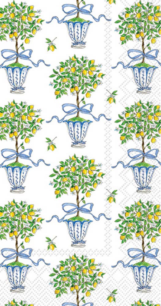 Paper Guest Towels Lemon Topiary