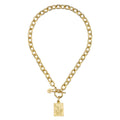 Susan Shaw 1 Bam Bird Mahjong Tile Toggle Necklace