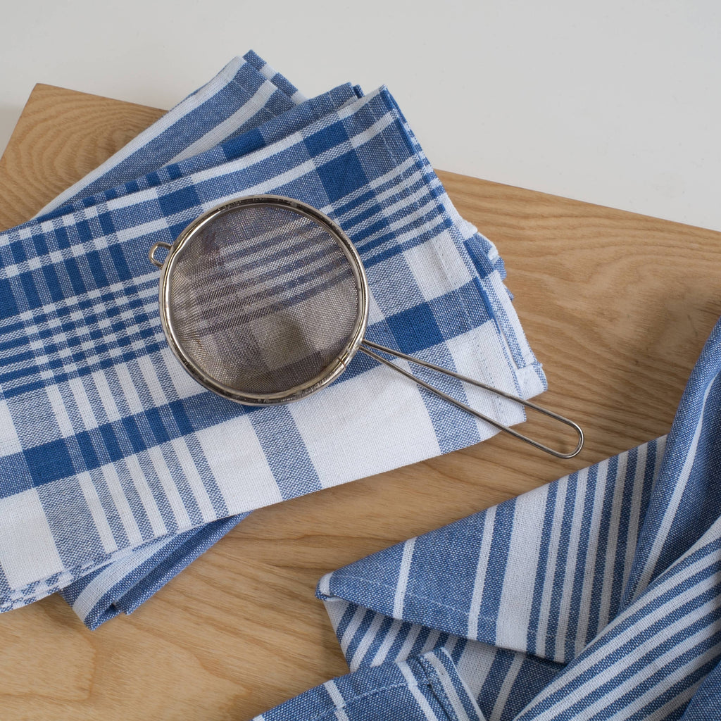 Royal Blue Jumbo Dishtowels Set of 3