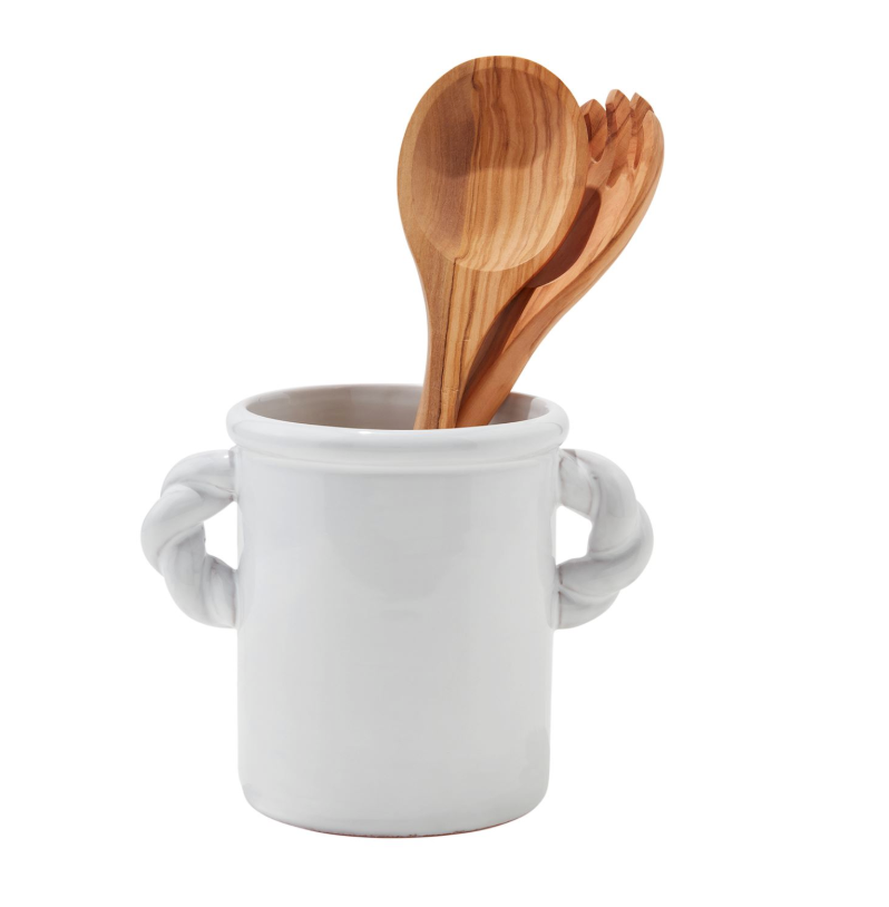 Twisted Handle Utensil Crock