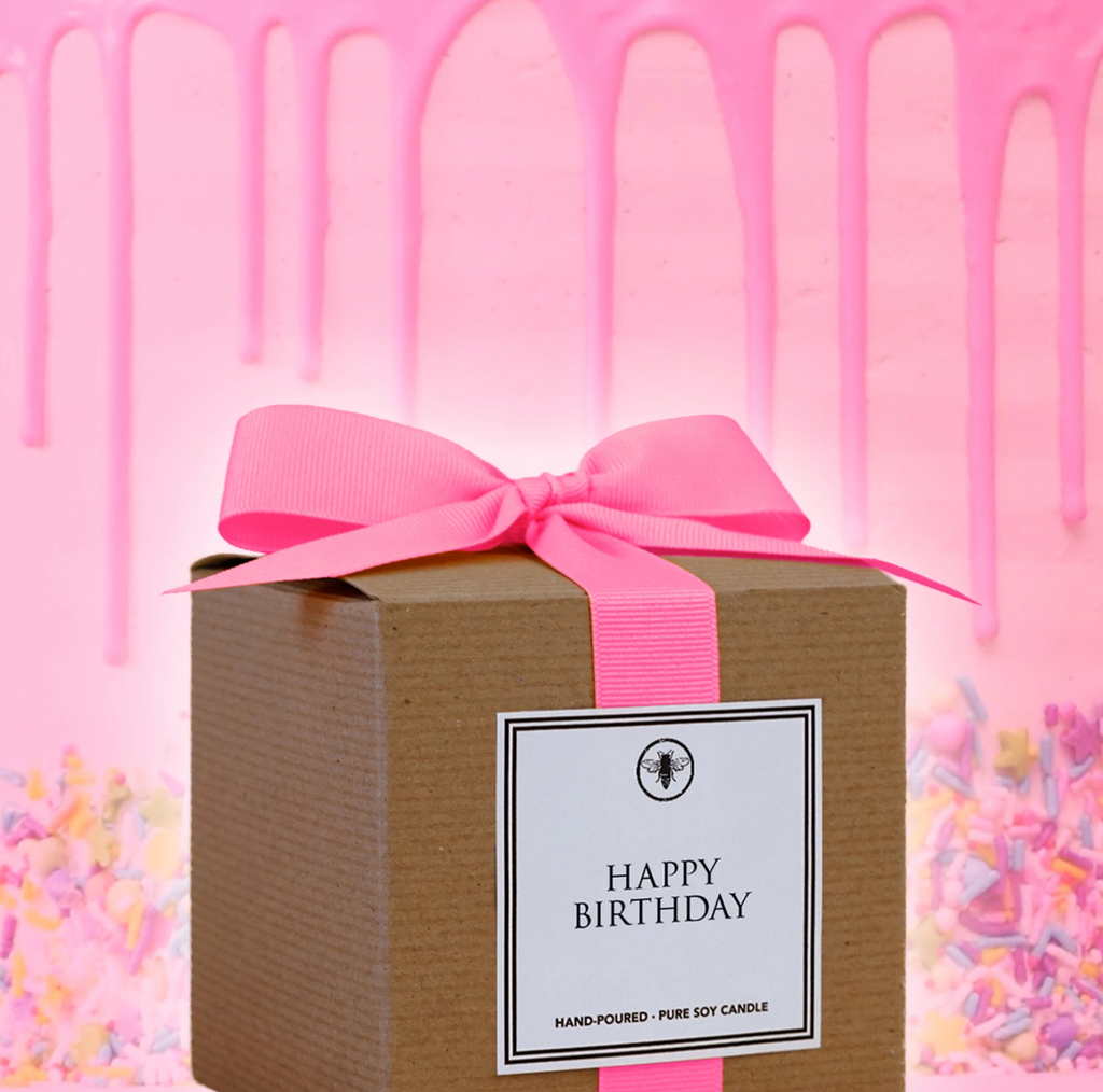 NH Candle Happy Birthday Large