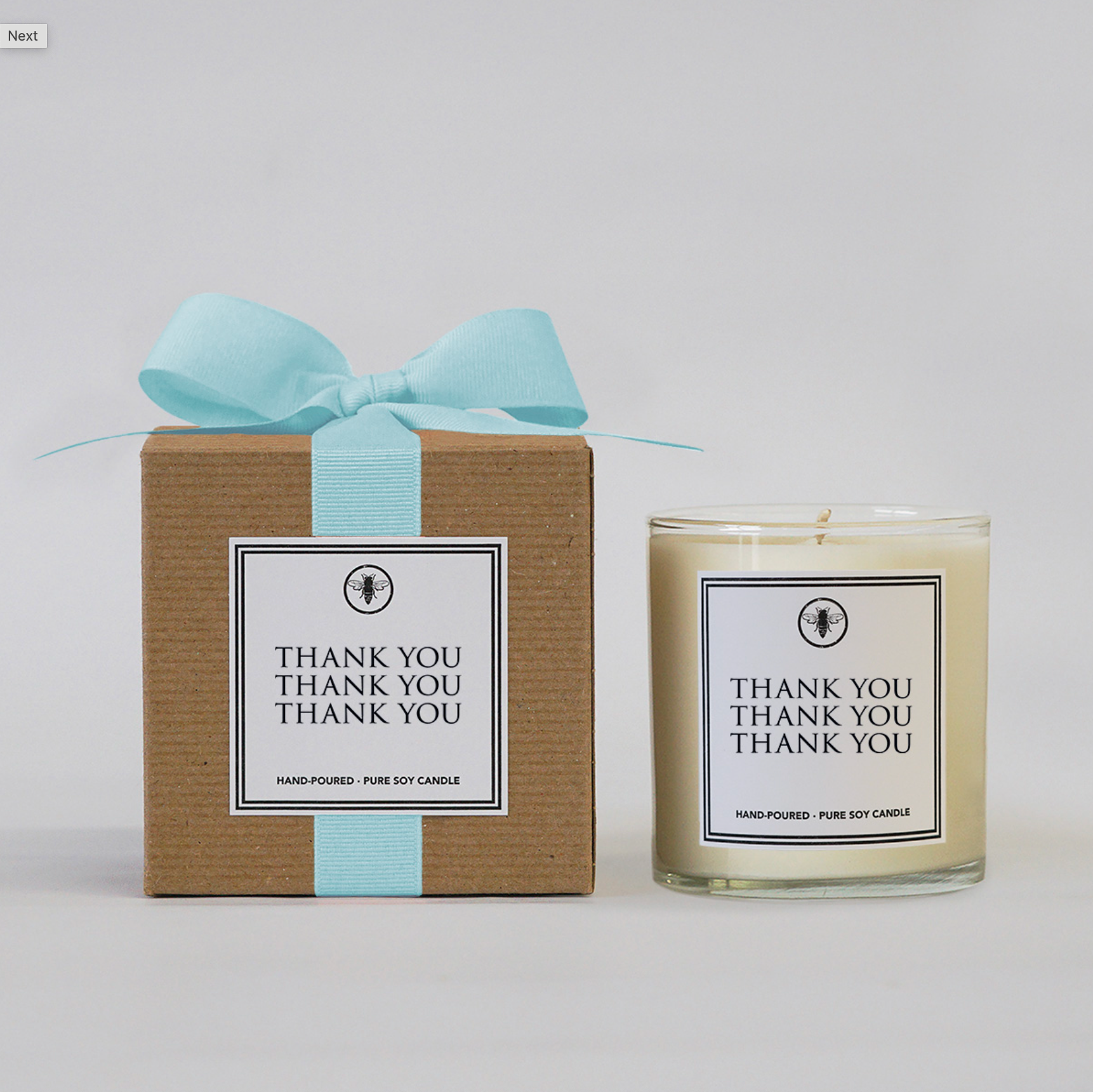 NH Candle Thank You Large