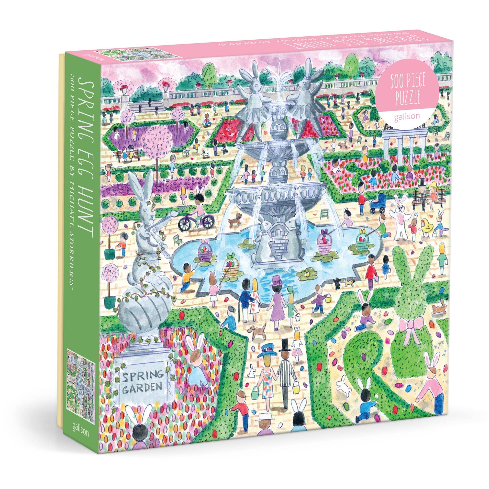 Michael Storrings Spring Egg Hunt 500 Piece Puzzle