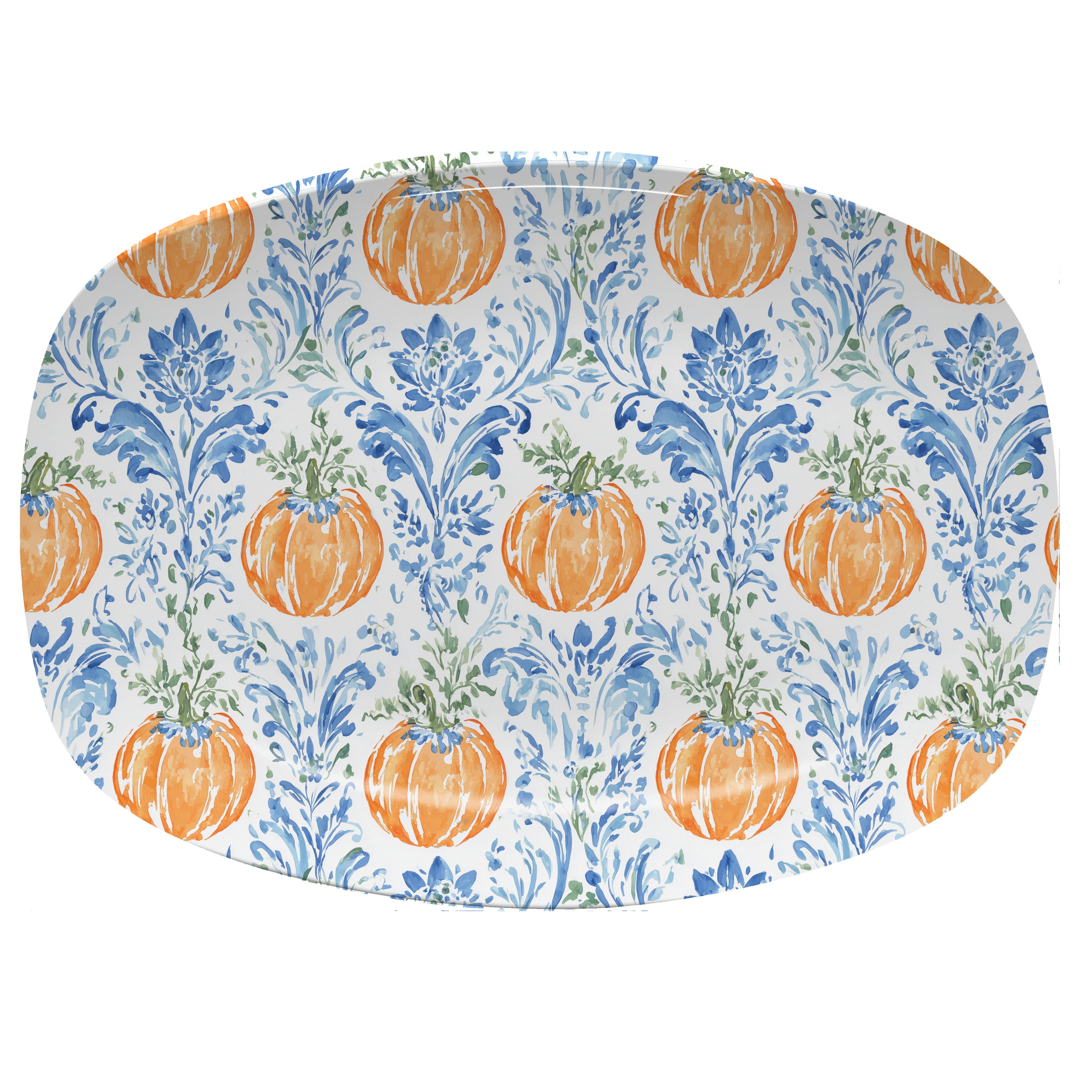 Platter - Pumpkin Toile