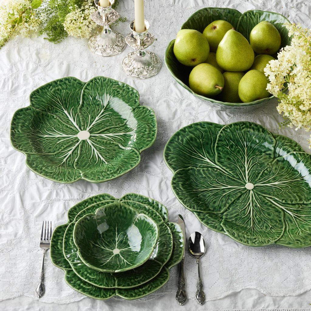 Le Jardin Cabbage 3-D Round Platter