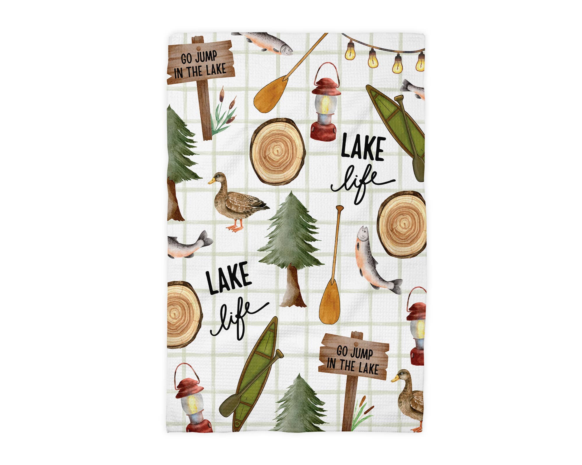 Tea Towel Lake Life