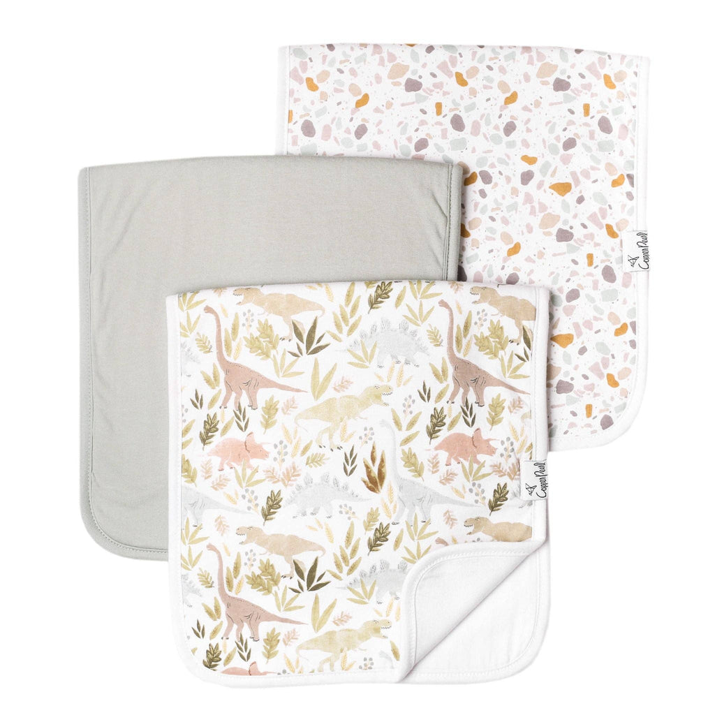 3 Pack Premium Burp Cloths - Rex