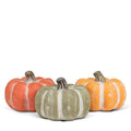 Extra Small Matte Low Pumpkins Assorted