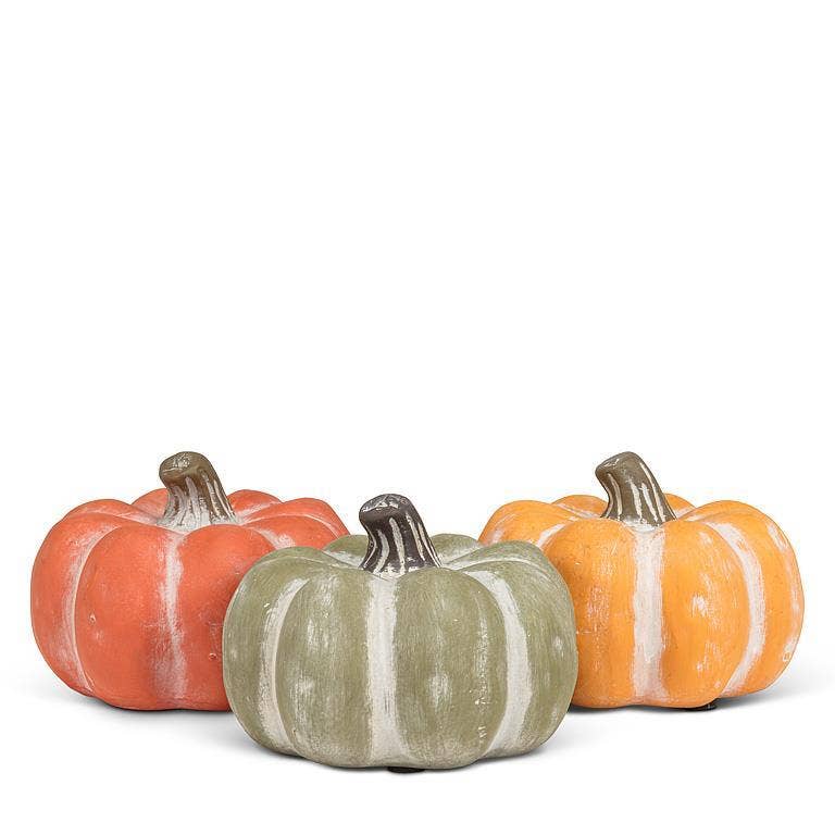 Extra Small Matte Low Pumpkins Assorted