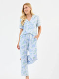 PJ Pant Set Charlotte Daisy Chain- Blue