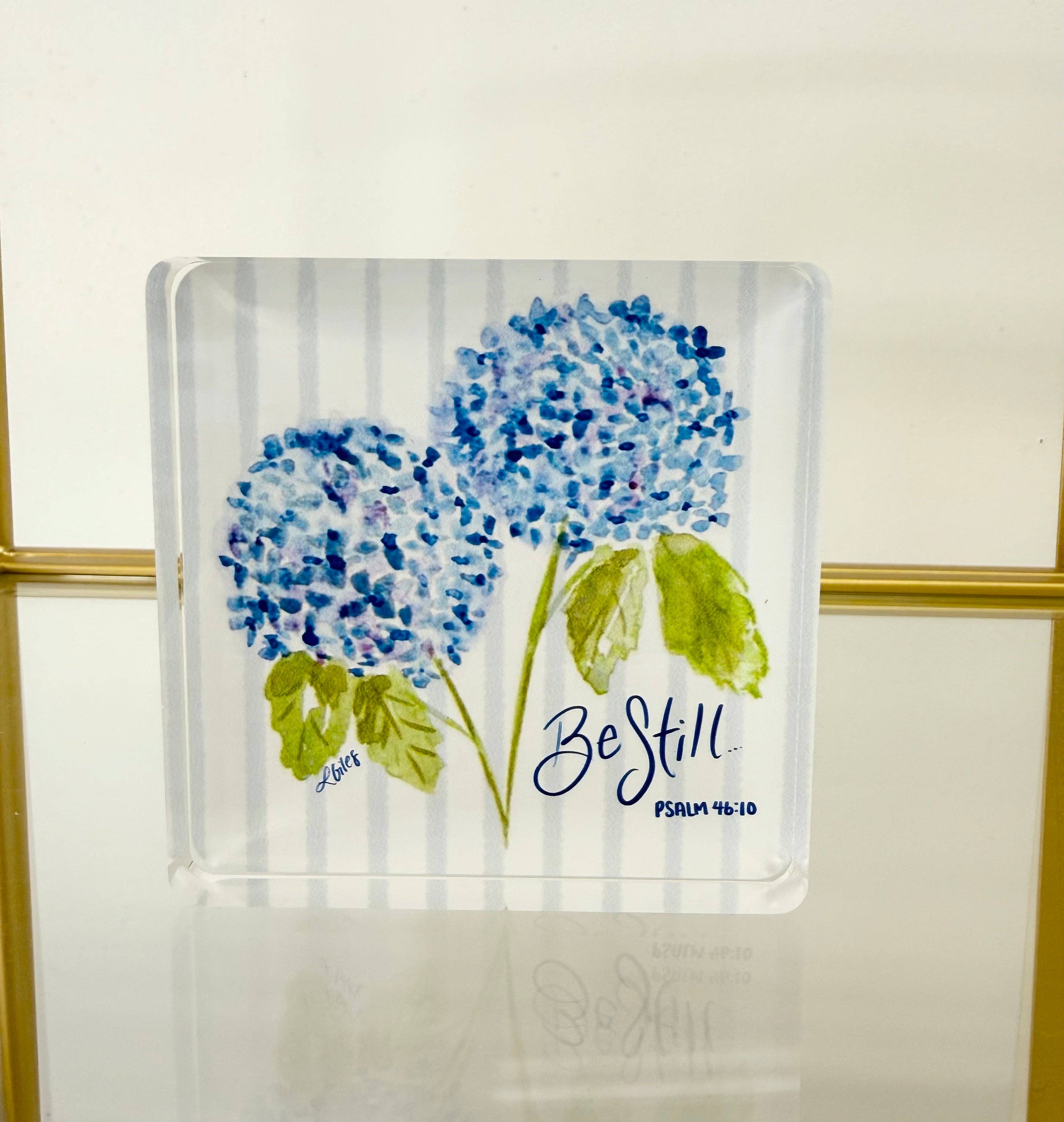 Psalm 46:10 Be Still Acrylic Scripture Block
