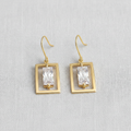 Elegant Square Zircon Earrings