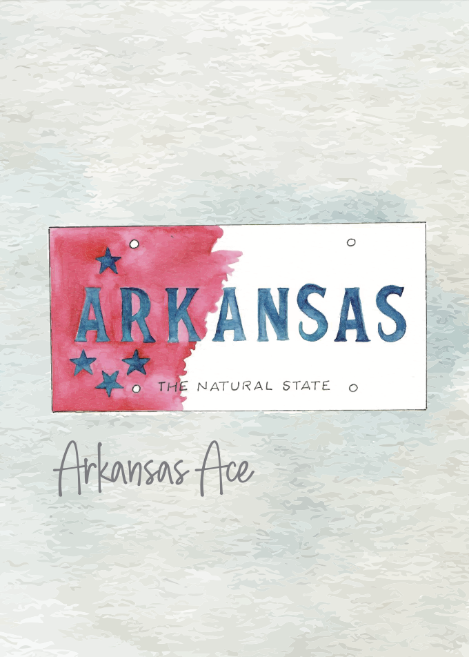 Arkansas Ace Playing Cards