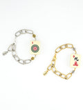 Mahjong Tile Chain Bracelet