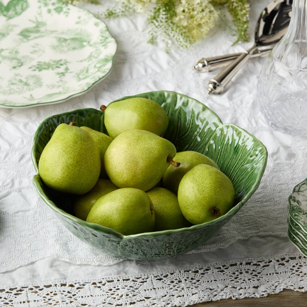 Le Jardin Cabbage 3-D Deep Bowl