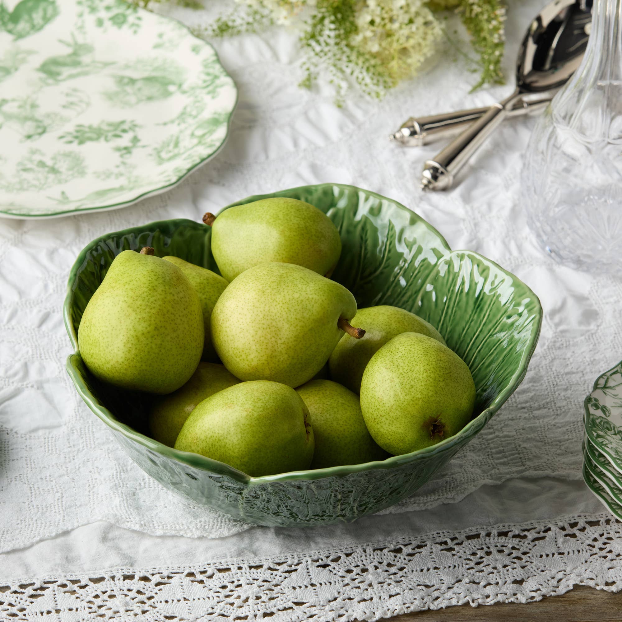 Le Jardin Cabbage 3-D Deep Bowl