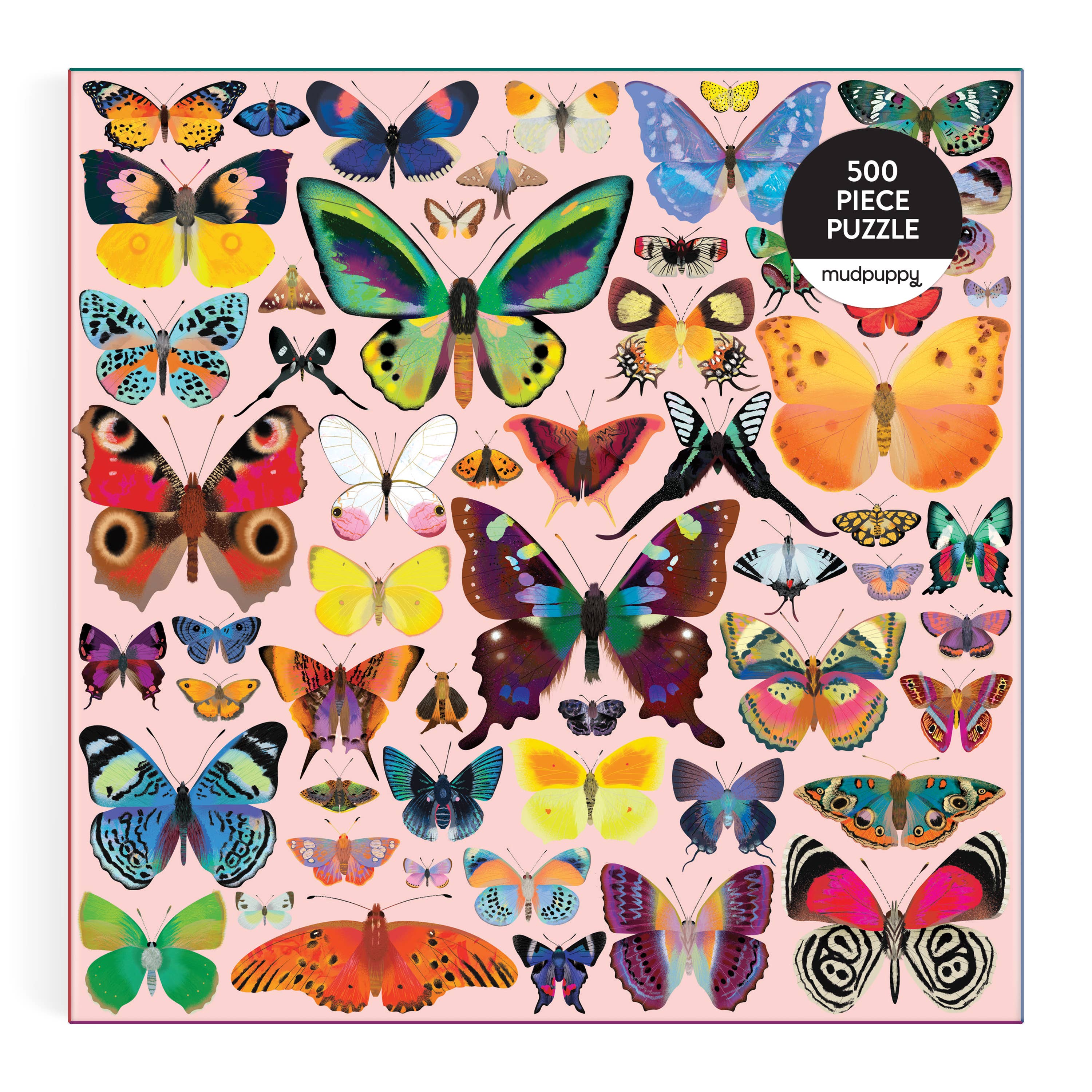 Brilliant Butterflies 500 Piece Family Puzzle
