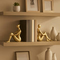 Bookends Gold Resin Modern Lady