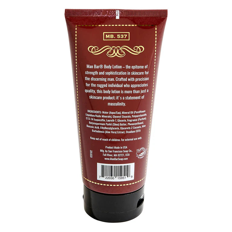 Man Bar Exotic Musk and Sandalwood Body Lotion